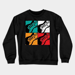 Vintage Guitar Design Crewneck Sweatshirt